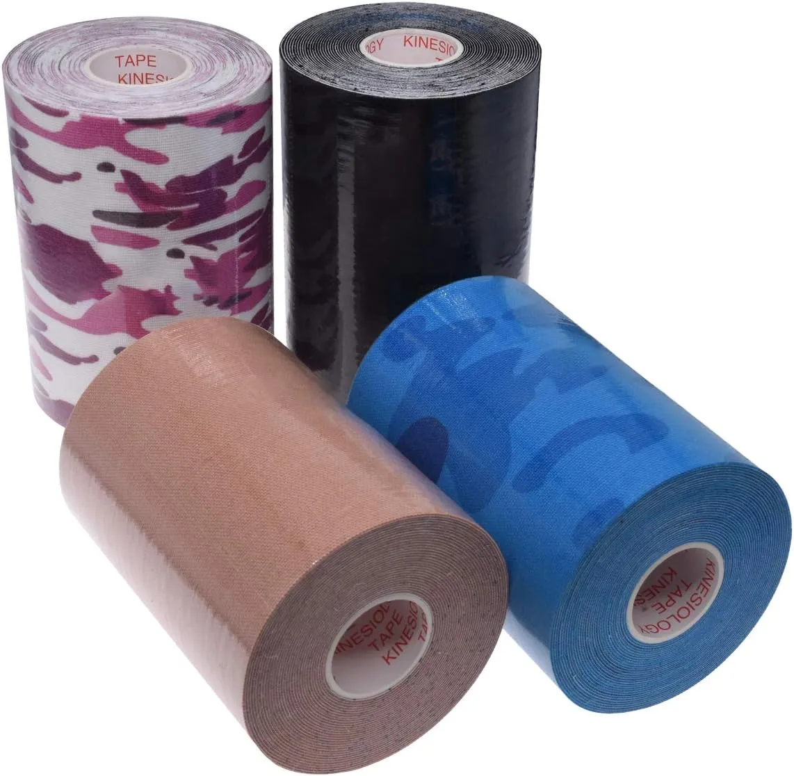 Kinesiology Tape Extra Wide 2 inch 4 inch x 16.4 feet Roll Waterproof Latex Free Athletic for Pain Relief, Muscle Support, Recovery