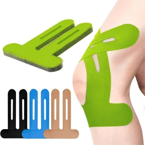 Kinesiology Tape for Sports and Muscle Support, Waterproof Breathable Athletic Tape Roll for Knee Shoulder Elbow, Latex-Free Elastic Therapy Tape for Men and Women (Green)