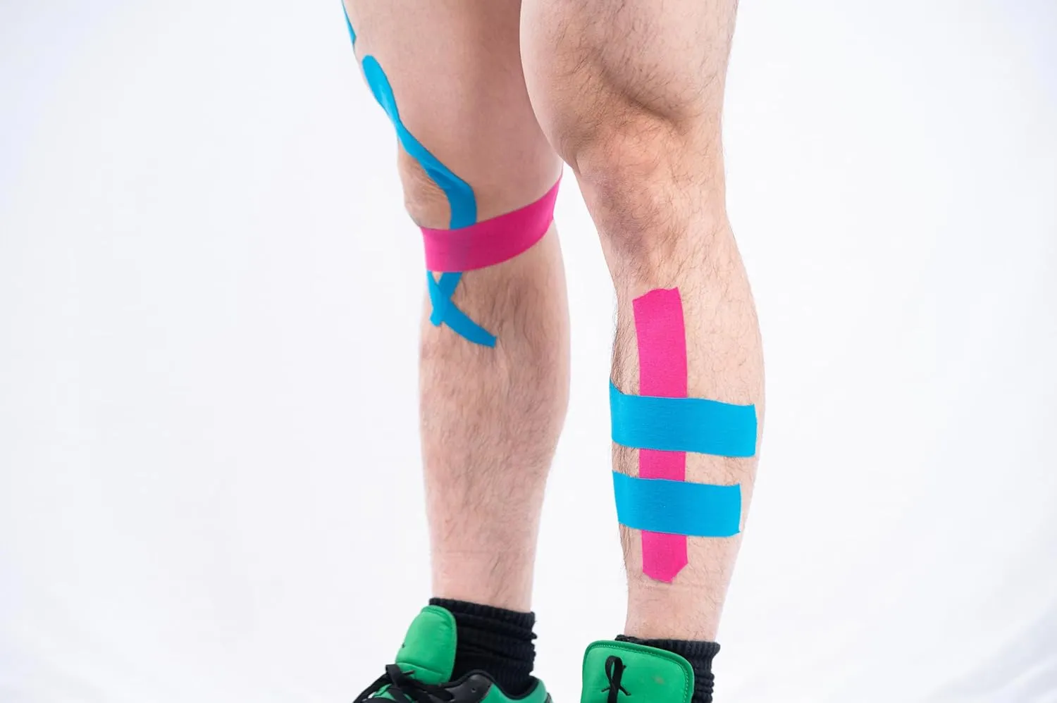 Kinesiology Tape, Uncut 5cm (W) x 5m (L) x 6 Rolls Pack | Breathable, Water Proof Elastic Athletic Tape for Sports, Muscle Strain Relief & Joint Support (Black)