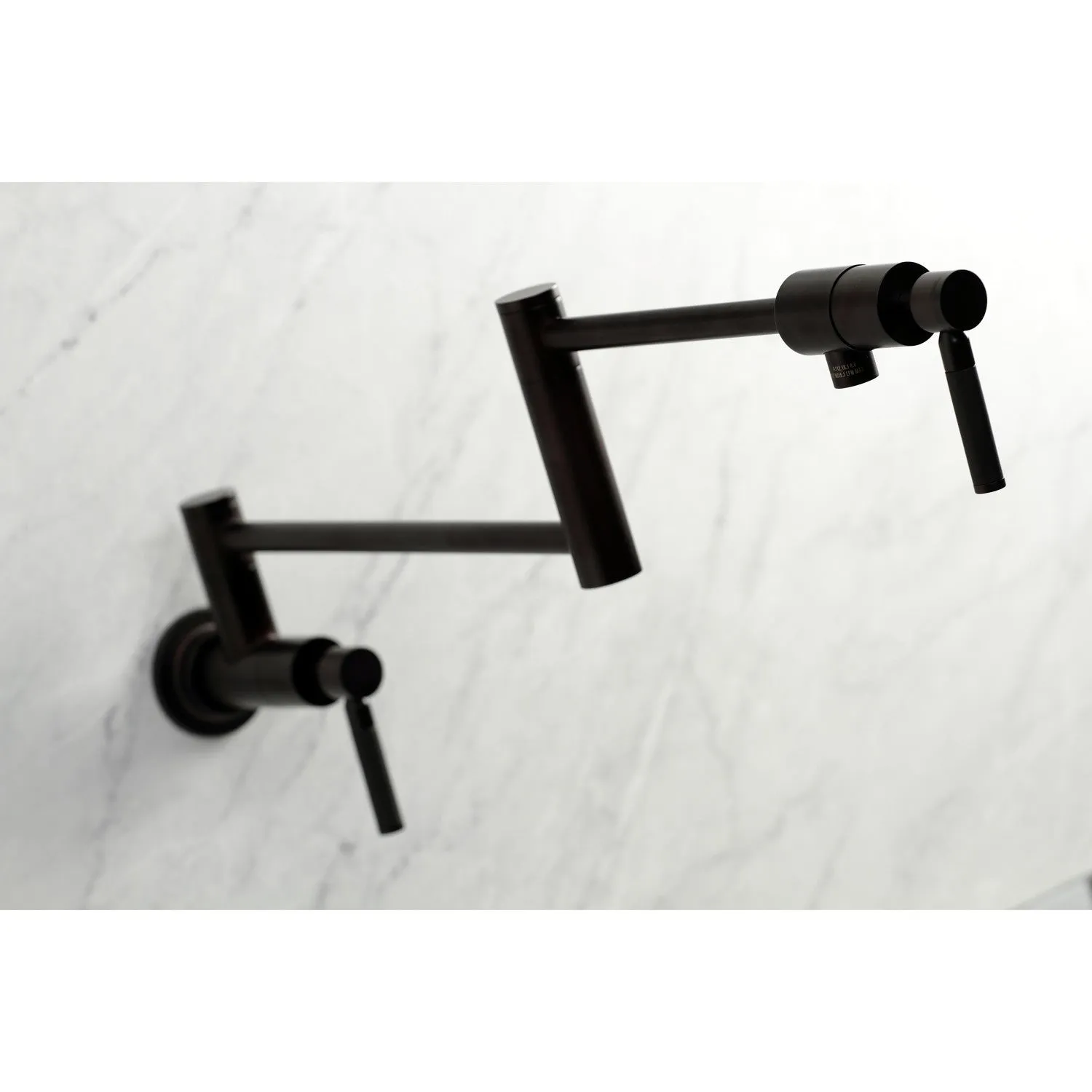 Kingston Brass KS4105DKL Kaiser Wall Mount Pot Filler Faucet, Oil Rubbed Bronze
