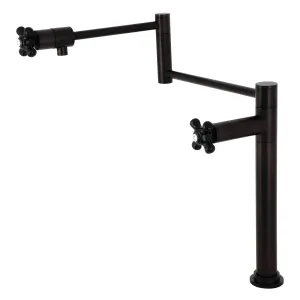 Kingston Brass KS4705PKX Duchess Deck Mount Pot Filler Faucet, Oil Rubbed Bronze