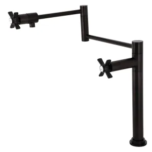 Kingston Brass KS4705ZX Millennium Deck Mount Pot Filler Faucet, Oil Rubbed Bronze