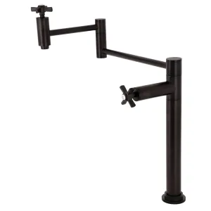 Kingston Brass KS8705ZX Millennium Deck Mount Pot Filler Faucet, Oil Rubbed Bronze
