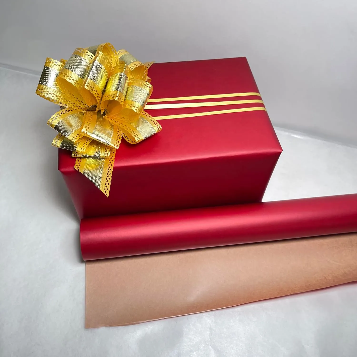 Kraft Paper Roll - 22.8 Inches X 44.6 Feet - is The Perfect Wrapping Paper for Flowers, Gifts, Art, Crafts and Packages - Light Gray