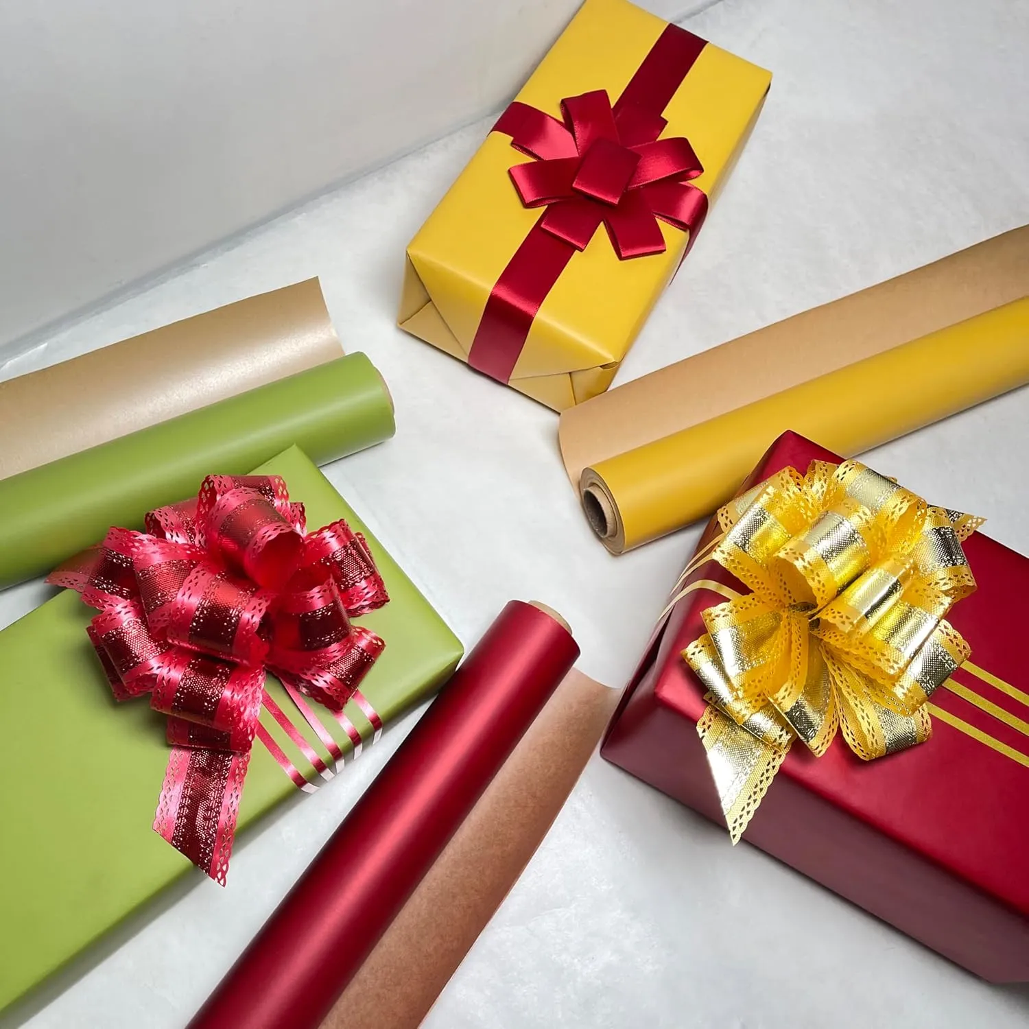 Kraft Paper Roll - 22.8 Inches X 44.6 Feet - is The Perfect Wrapping Paper for Flowers, Gifts, Art, Crafts and Packages - Light Gray