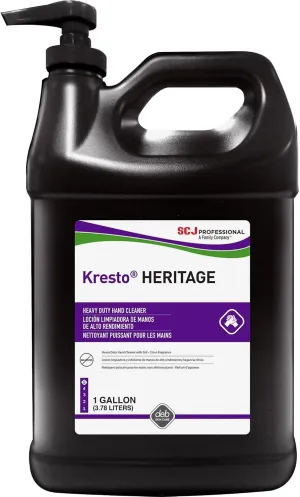 Kresto Heritage Citrus Hand Cleaner, Super Heavy, Gallon Bottle with pump (1 Gallon)