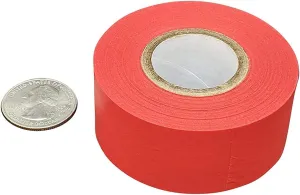 Lab Labeling Tape Red Pack, 500" Length x 3/4" Width, 1 Inch Core [4 Red Rolls]