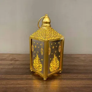 Lamp Led Eid Mubarak Decor String Lights Ramadan Kareem Decorations