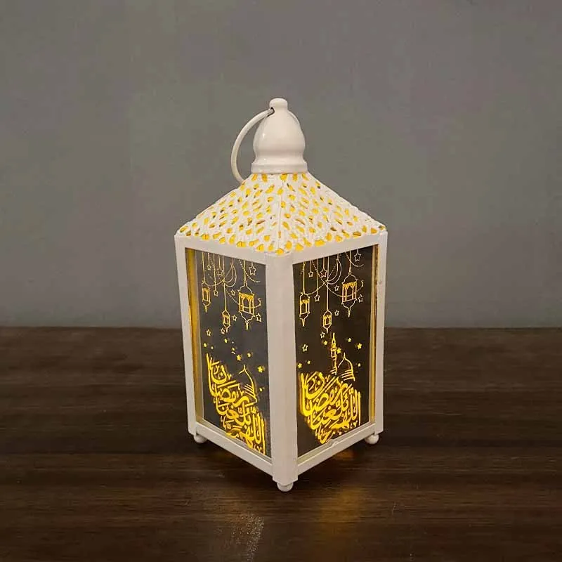 Lamp Led Eid Mubarak Decor String Lights Ramadan Kareem Decorations
