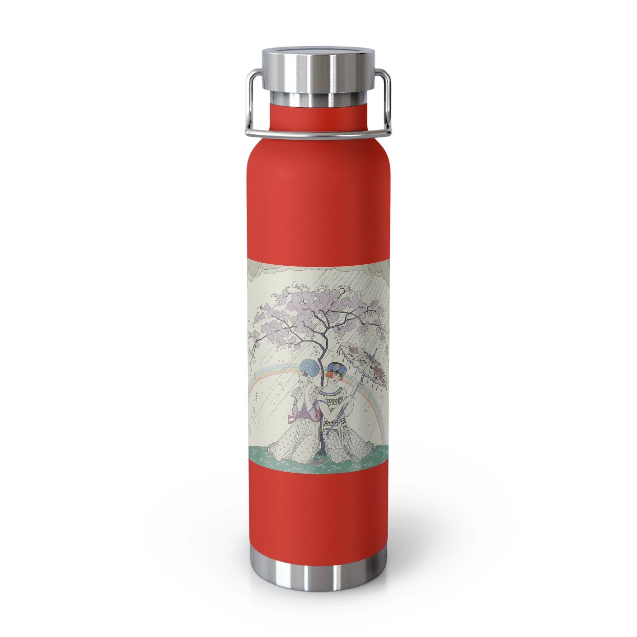L’Arc-en-Ciel by George Barbier Copper Vacuum Insulated Bottle, 22oz