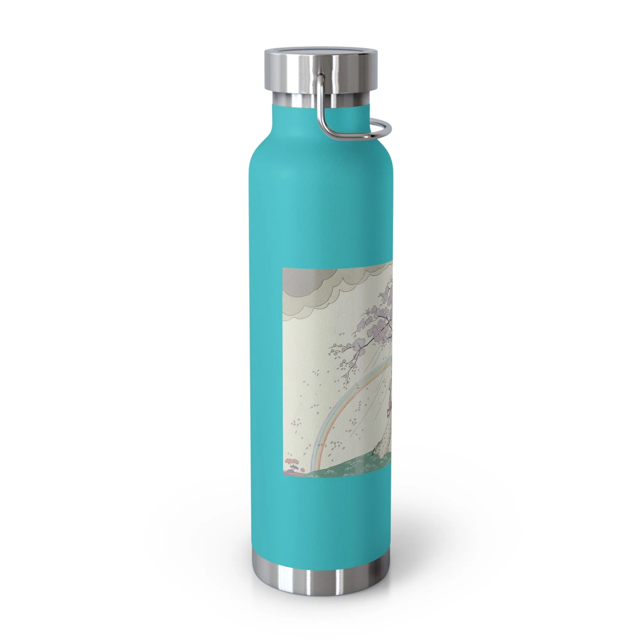 L’Arc-en-Ciel by George Barbier Copper Vacuum Insulated Bottle, 22oz