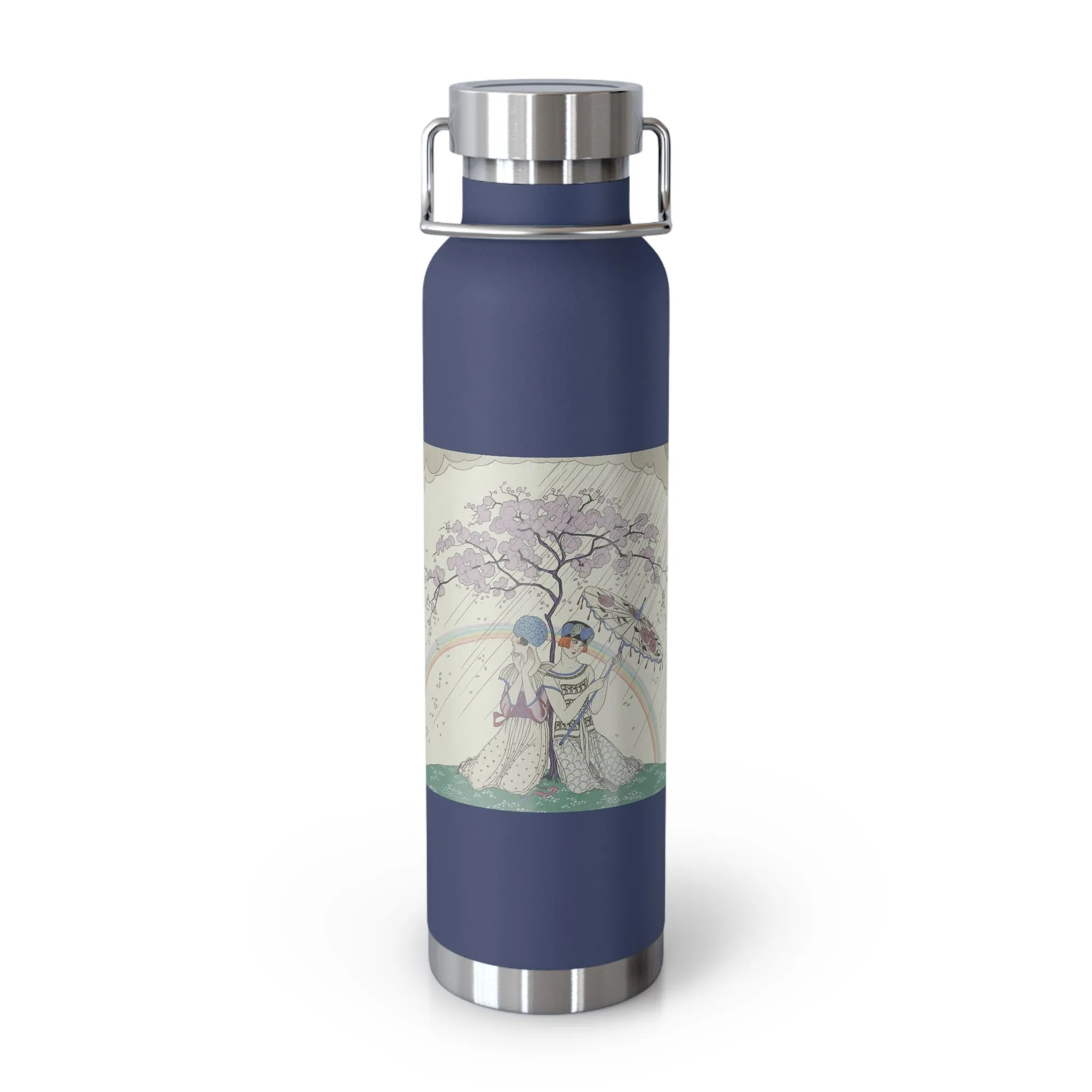 L’Arc-en-Ciel by George Barbier Copper Vacuum Insulated Bottle, 22oz