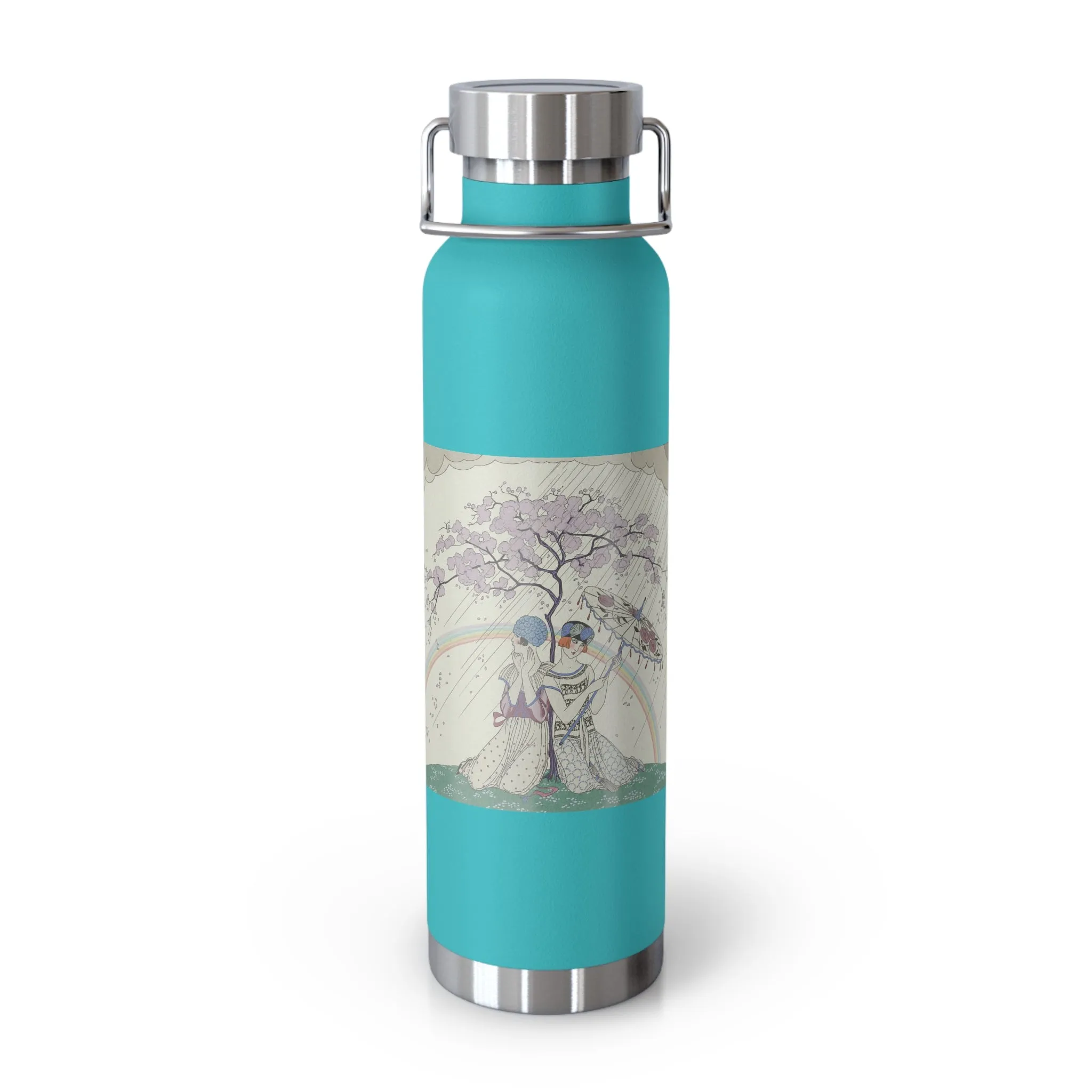 L’Arc-en-Ciel by George Barbier Copper Vacuum Insulated Bottle, 22oz