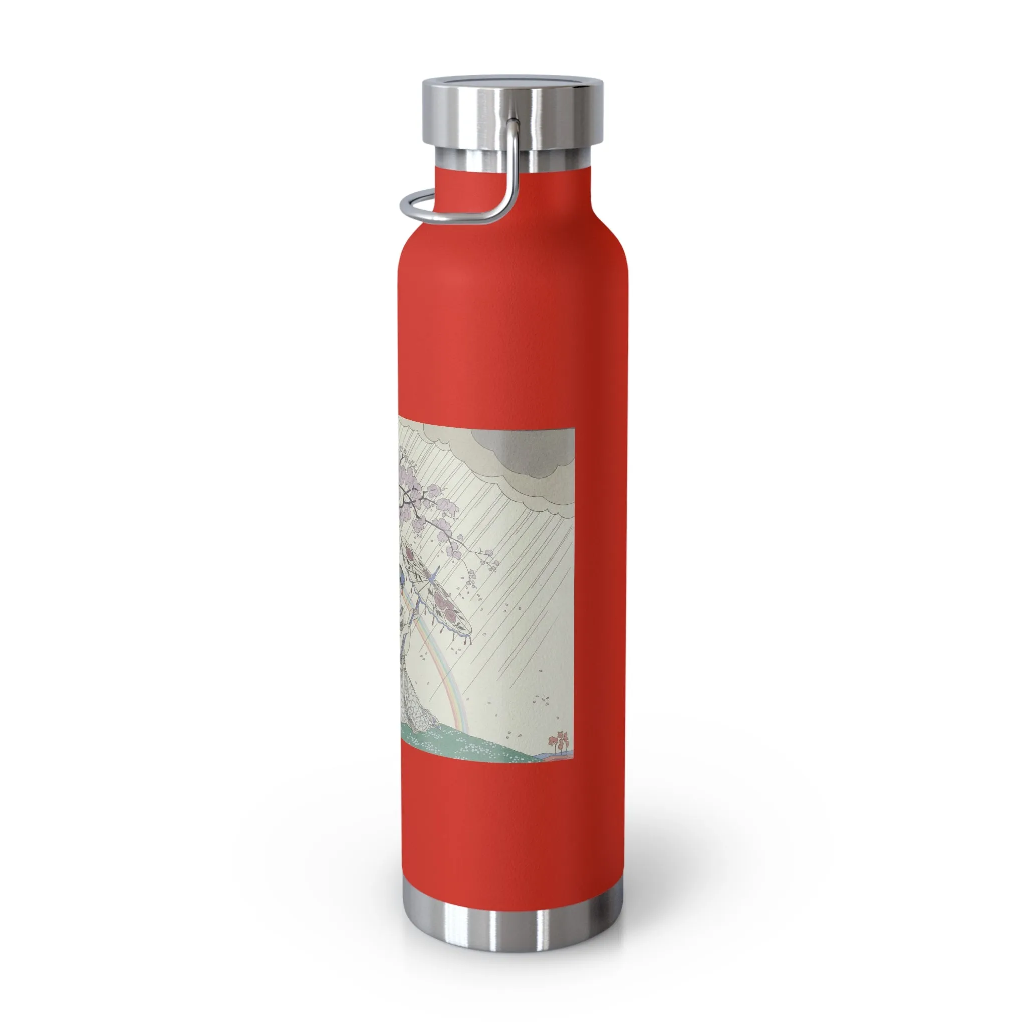 L’Arc-en-Ciel by George Barbier Copper Vacuum Insulated Bottle, 22oz