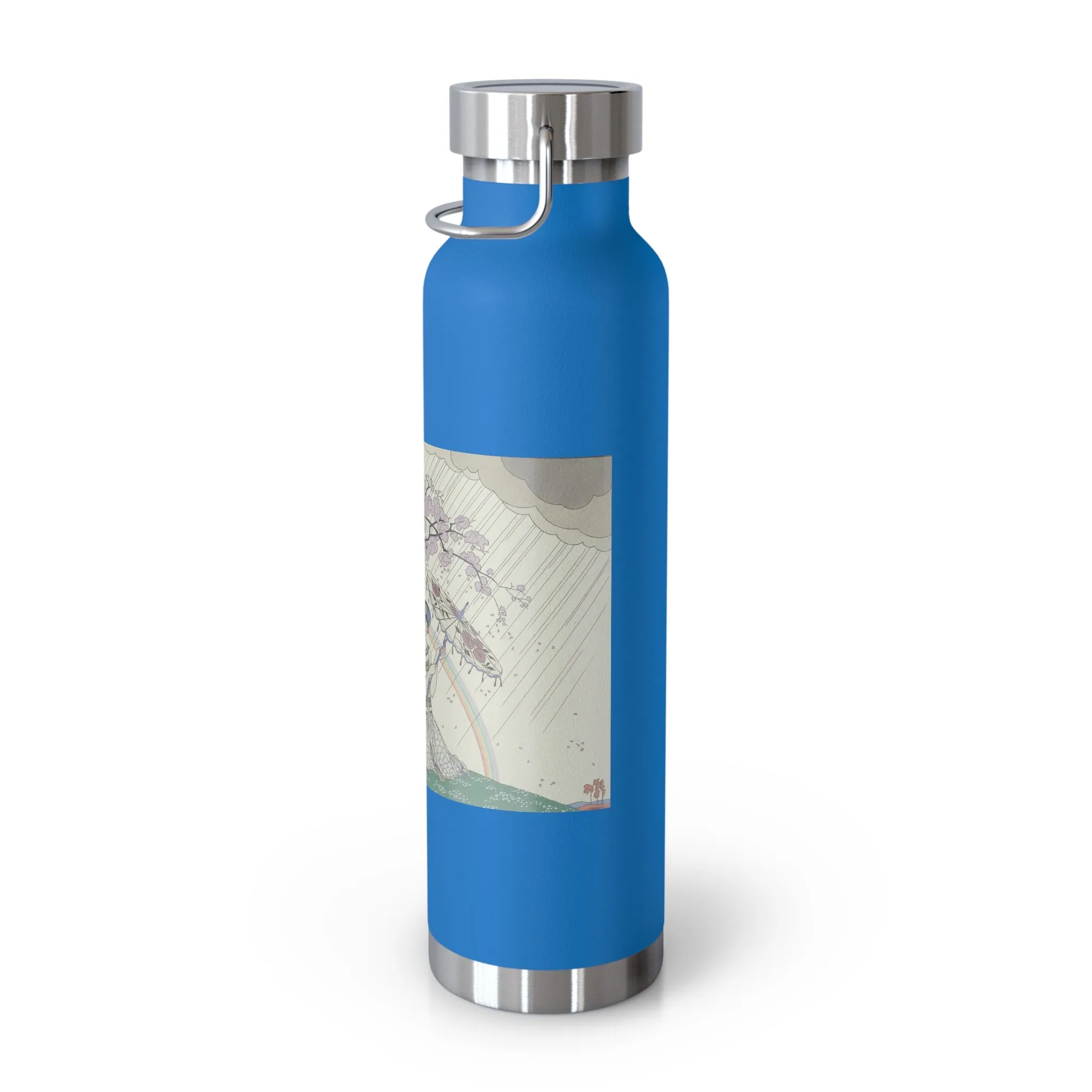 L’Arc-en-Ciel by George Barbier Copper Vacuum Insulated Bottle, 22oz