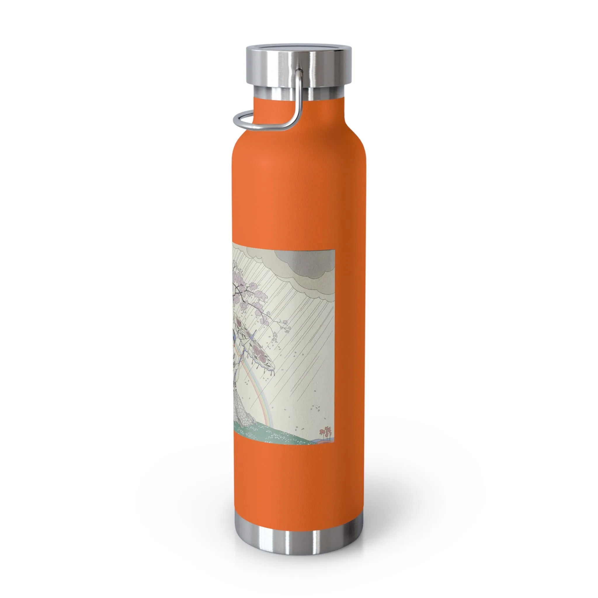 L’Arc-en-Ciel by George Barbier Copper Vacuum Insulated Bottle, 22oz