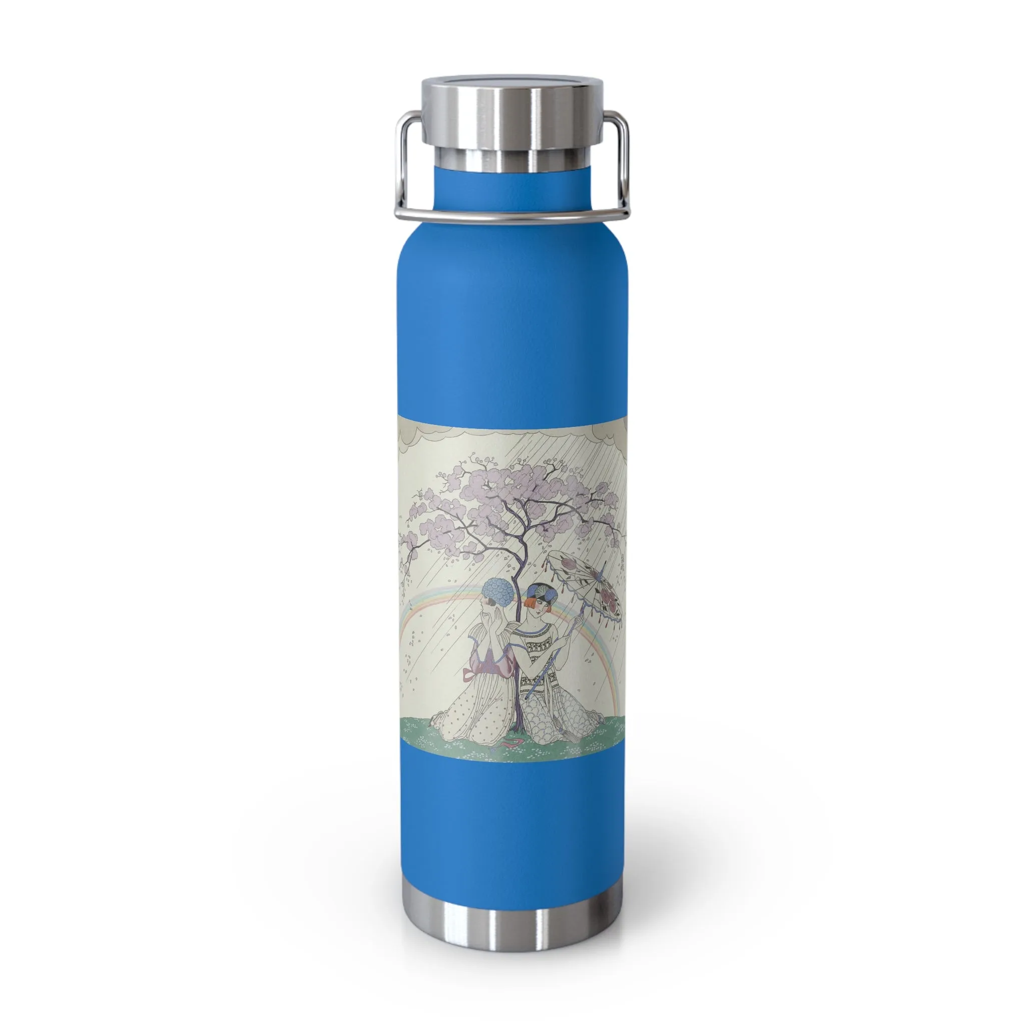 L’Arc-en-Ciel by George Barbier Copper Vacuum Insulated Bottle, 22oz