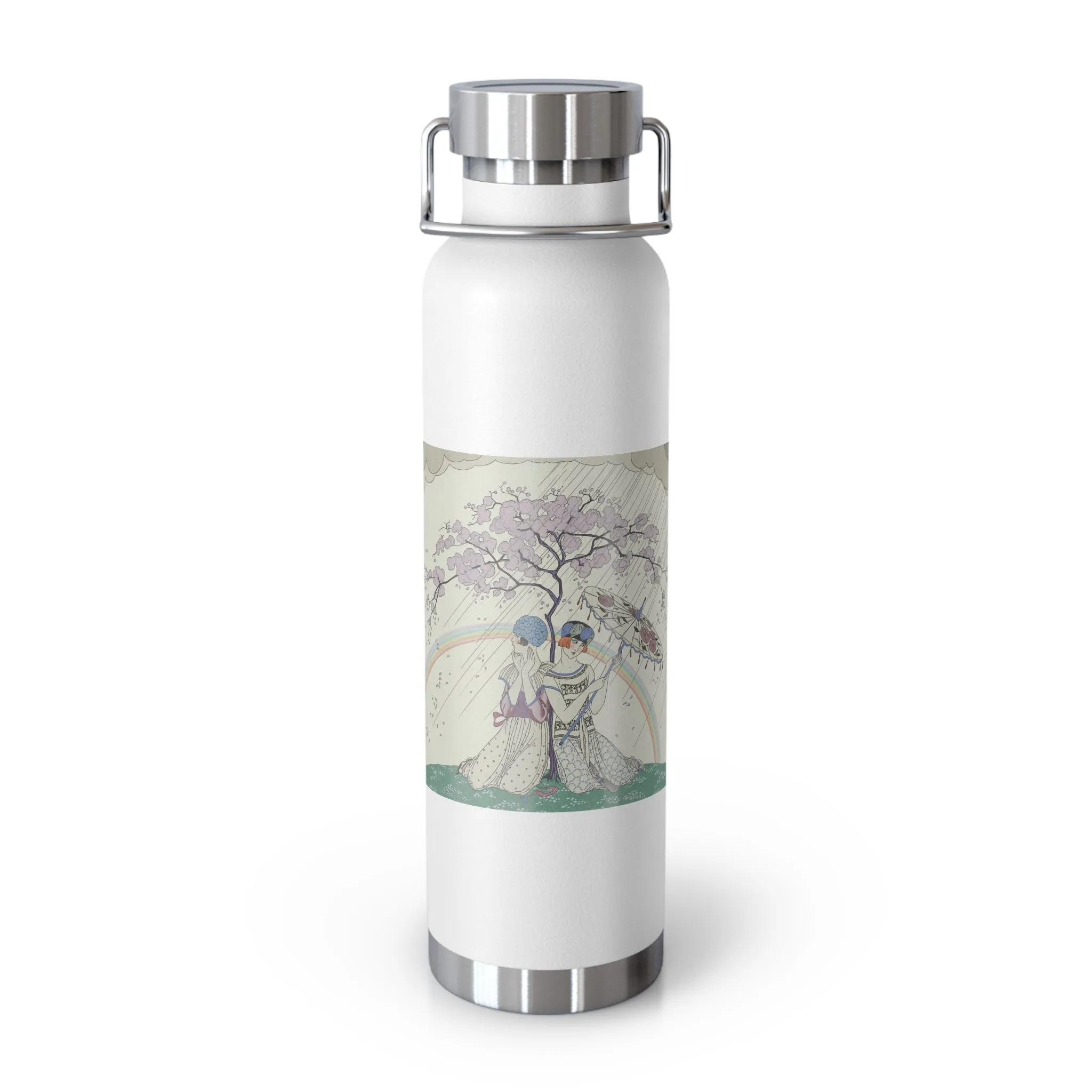 L’Arc-en-Ciel by George Barbier Copper Vacuum Insulated Bottle, 22oz