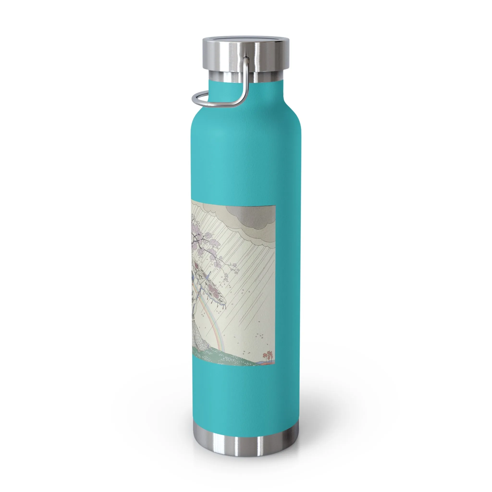 L’Arc-en-Ciel by George Barbier Copper Vacuum Insulated Bottle, 22oz