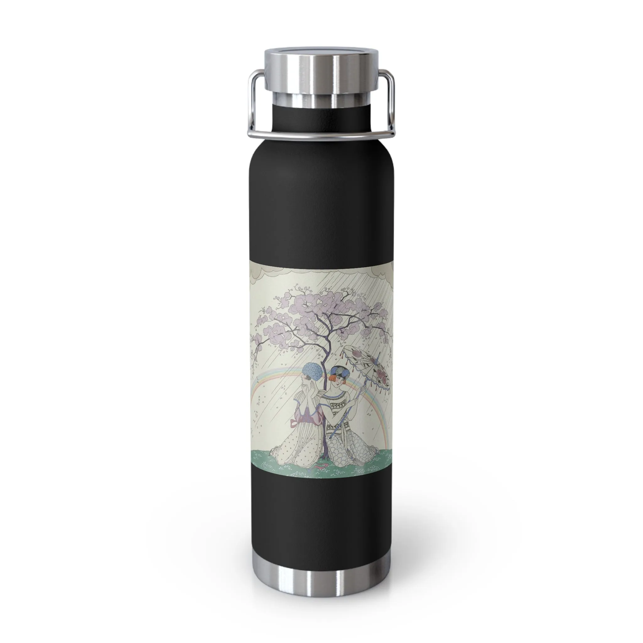 L’Arc-en-Ciel by George Barbier Copper Vacuum Insulated Bottle, 22oz