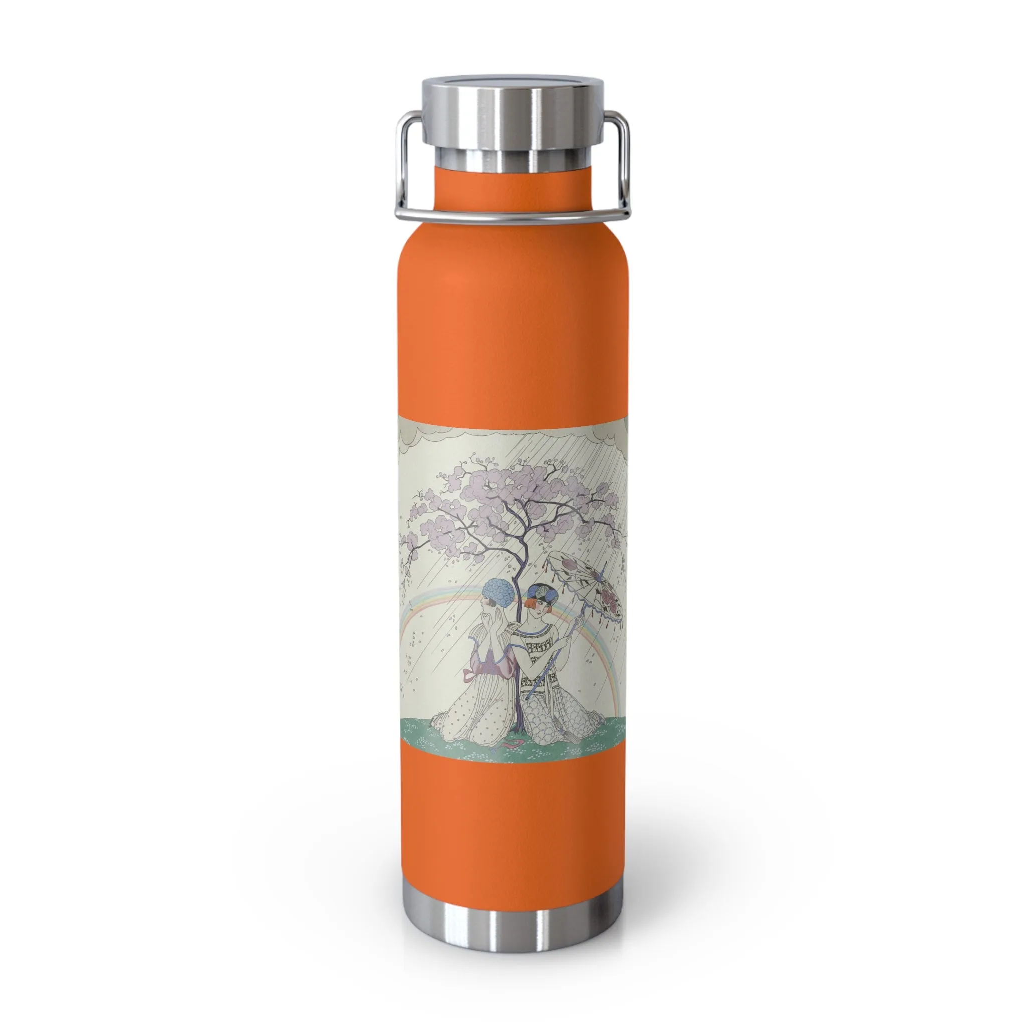L’Arc-en-Ciel by George Barbier Copper Vacuum Insulated Bottle, 22oz