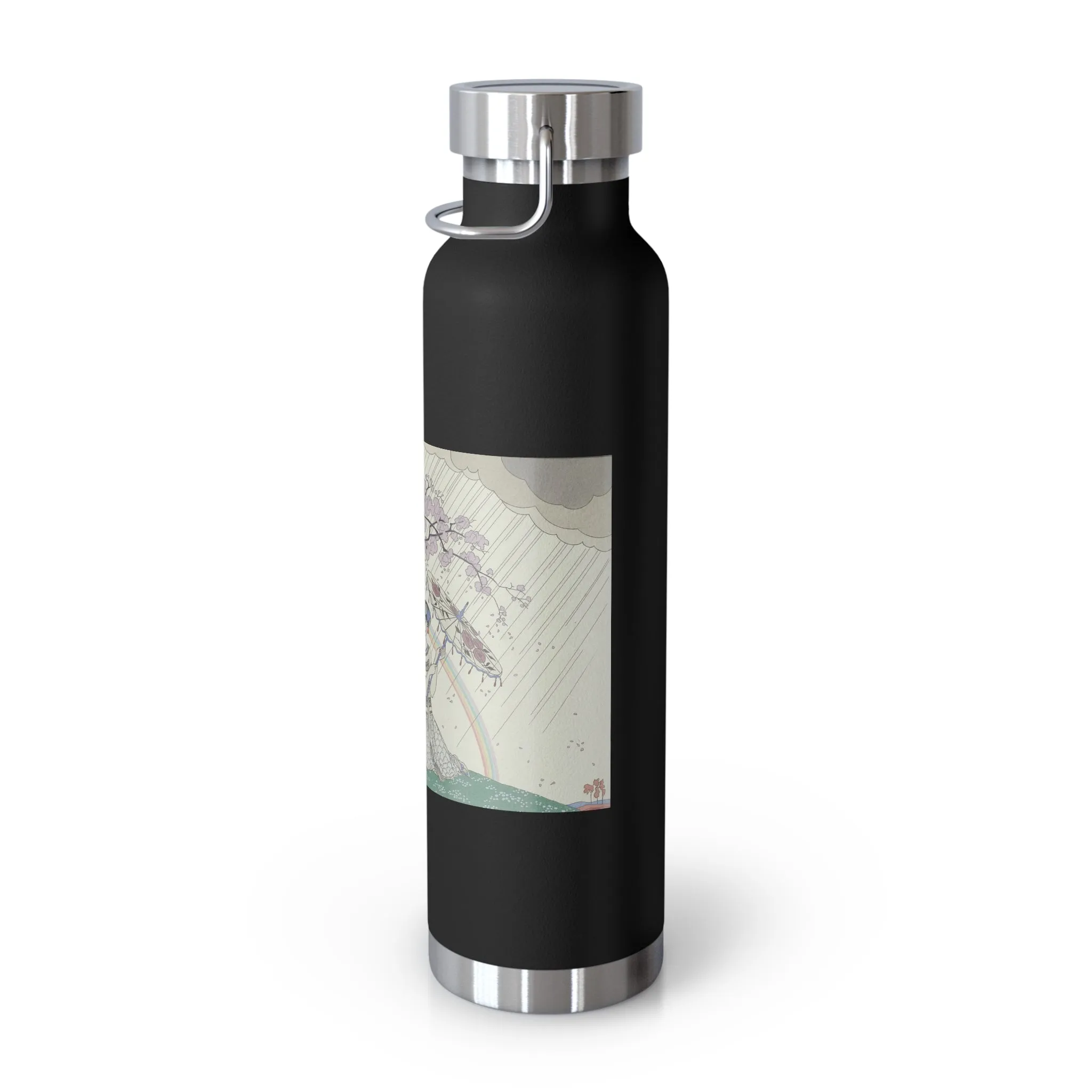 L’Arc-en-Ciel by George Barbier Copper Vacuum Insulated Bottle, 22oz