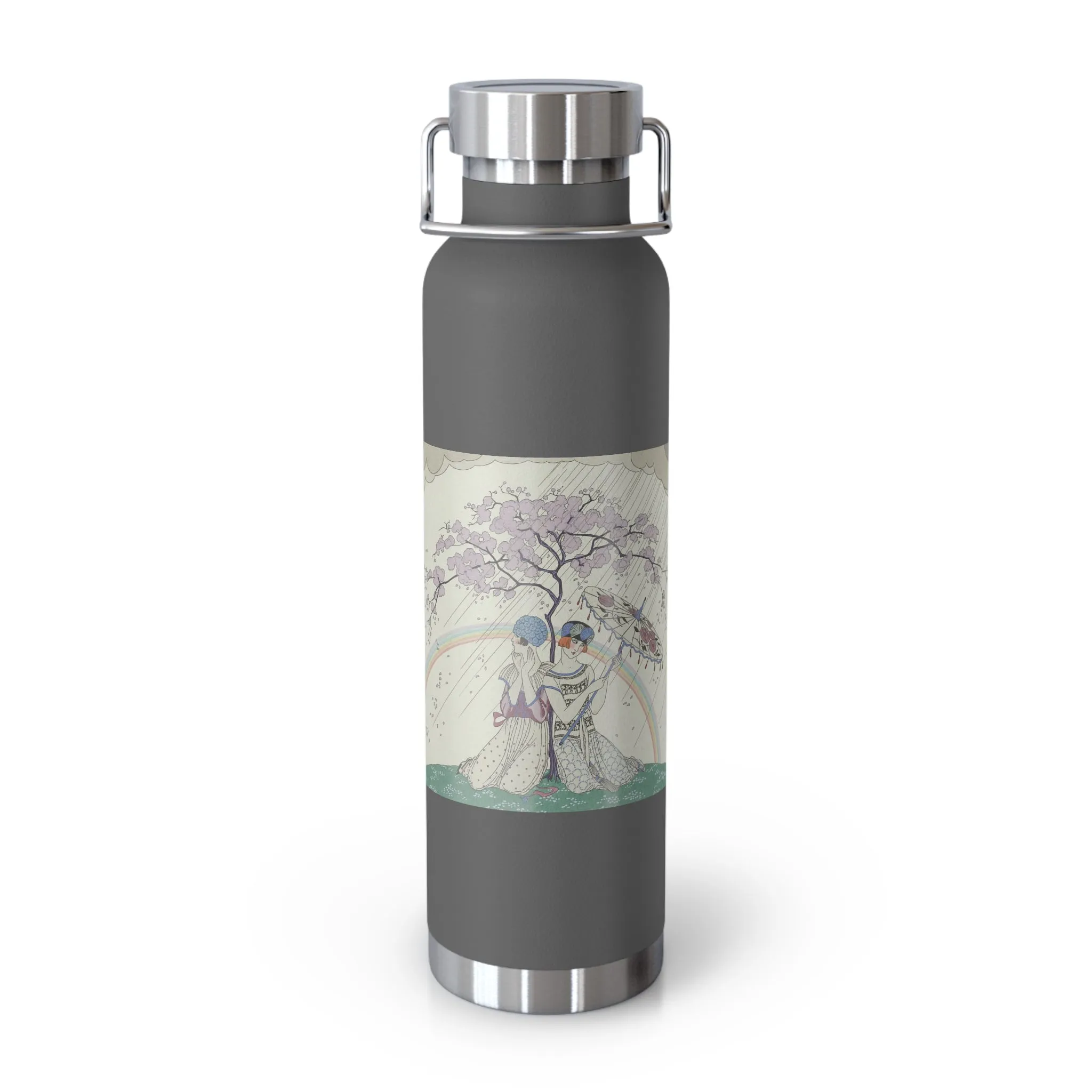 L’Arc-en-Ciel by George Barbier Copper Vacuum Insulated Bottle, 22oz