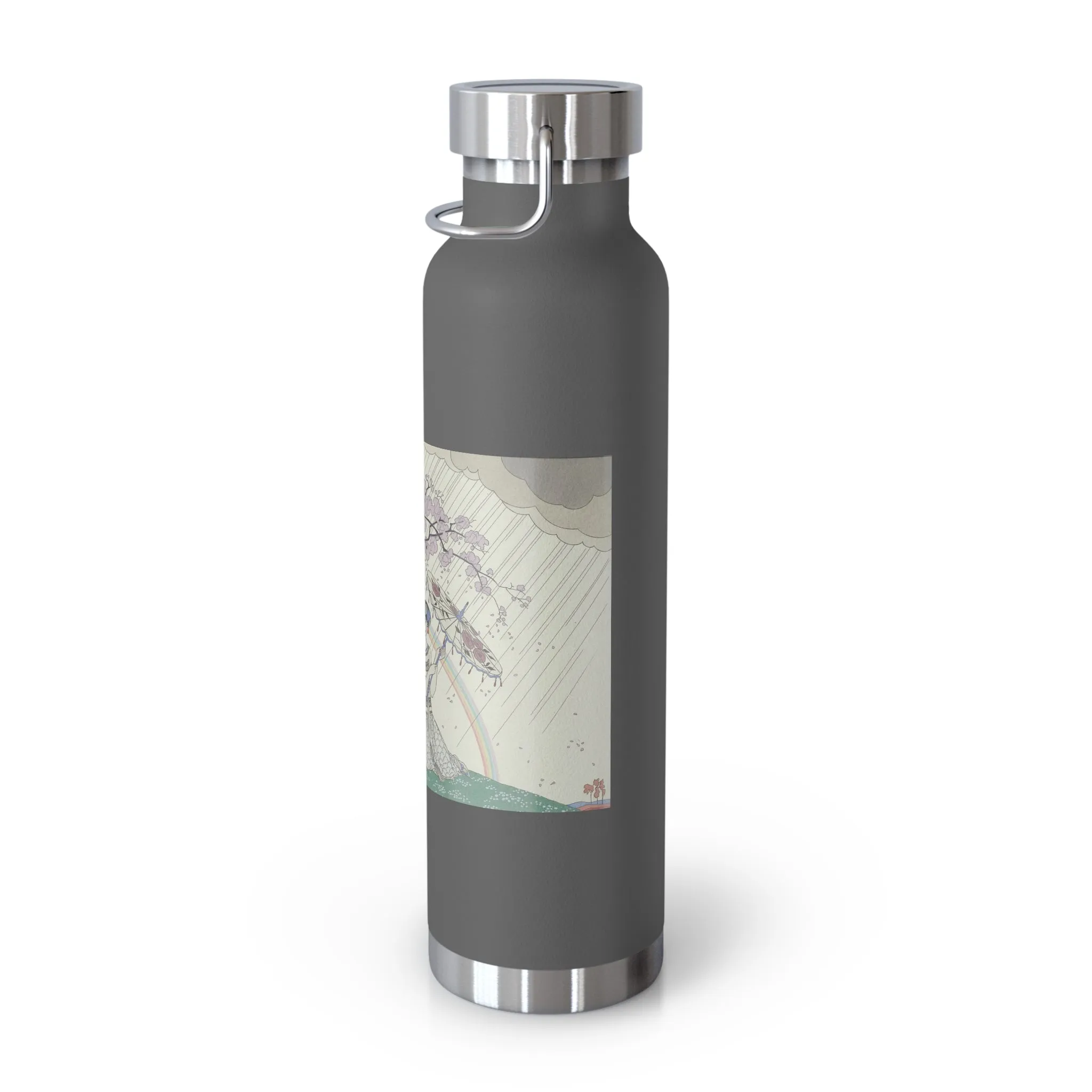 L’Arc-en-Ciel by George Barbier Copper Vacuum Insulated Bottle, 22oz