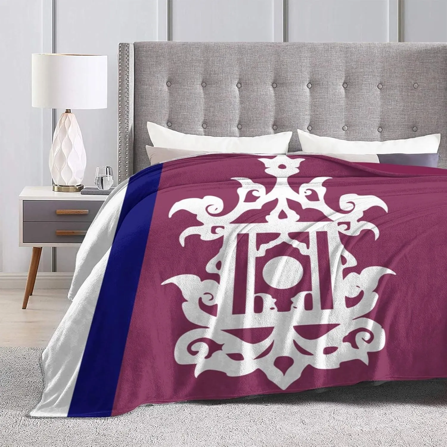Late 19th Century Flag of Sulu Throw Blanket for Couch 50"x40" Cozy Soft Sofa Chair Bed Throw Blankets Flannel Blanket