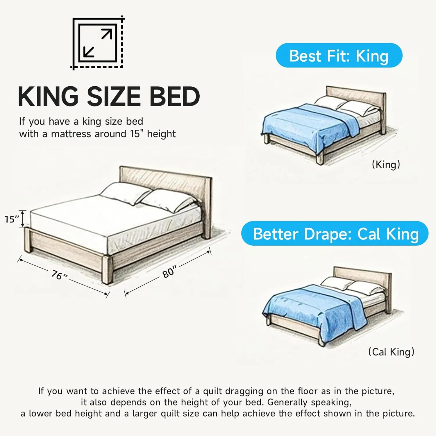 Lavsiry Dark Grey Quilt King Size Bedding Set, Summer Thin Microfiber Quilted Bedspread & Coverlet, Soft Lightweight Comforter for All Seasons - 3 Piece(1 Quilt, 2 Pillow Shams)