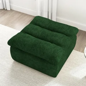 Lazy Floor Sofa,Modern armless and Backless Sofa Chair,Comfy Accent Bean Bag Couch,Suitable for Living Room Bedroom Office Green