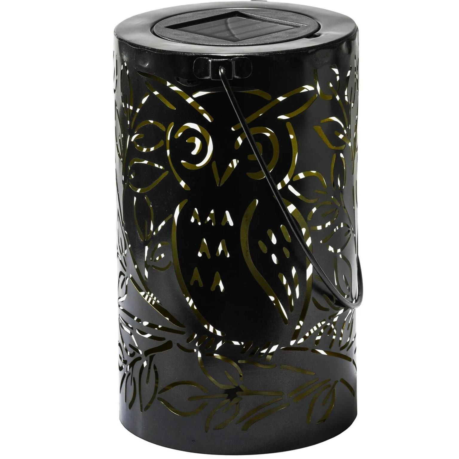 LED Metal Solar Light Garden Decorative Silhouette Lantern
