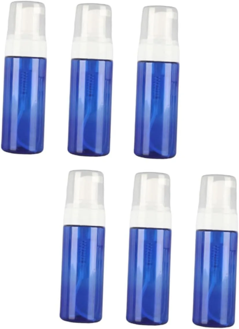 LIFKOME Press Pump Bottle Set 150ml Foaming Dispenser Bubble Making Bottle Empty for Liquid Soap and Shampoo