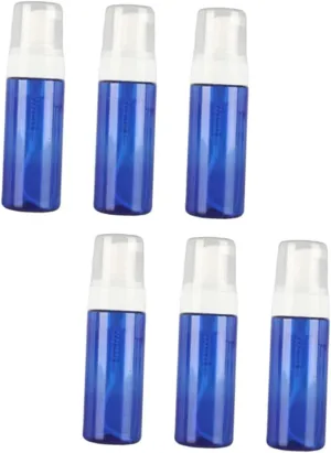 LIFKOME Press Pump Bottle Set 150ml Foaming Dispenser Bubble Making Bottle Empty for Liquid Soap and Shampoo