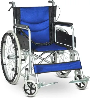 Lightweight Transport Mobile Wheelchair Lightweight Folding Elderly Trolley with Seated Toilet Chair with Wheeled Armrests Seat Lightweight Transport Mobile Wheelchair and Brakes,Red