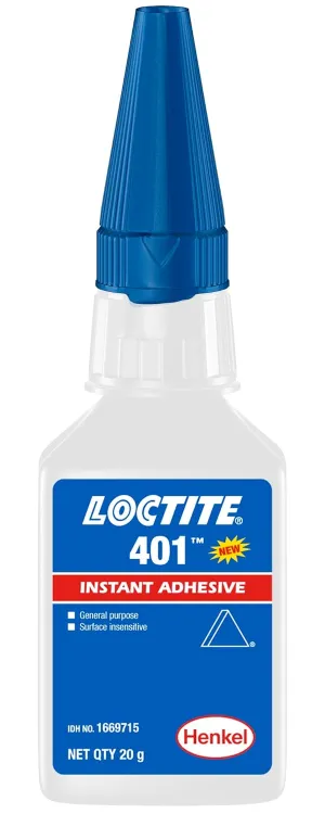 Loctite 40140 Clear 40140 401 Prism Surface Insensitive Instant Adhesive, 20 mL Bottle