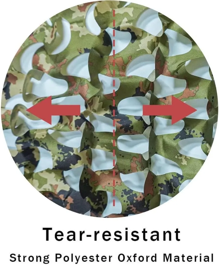 LOOGU Camo Netting, Camouflage Net Blinds Great for Sunshade Camping Shooting Hunting