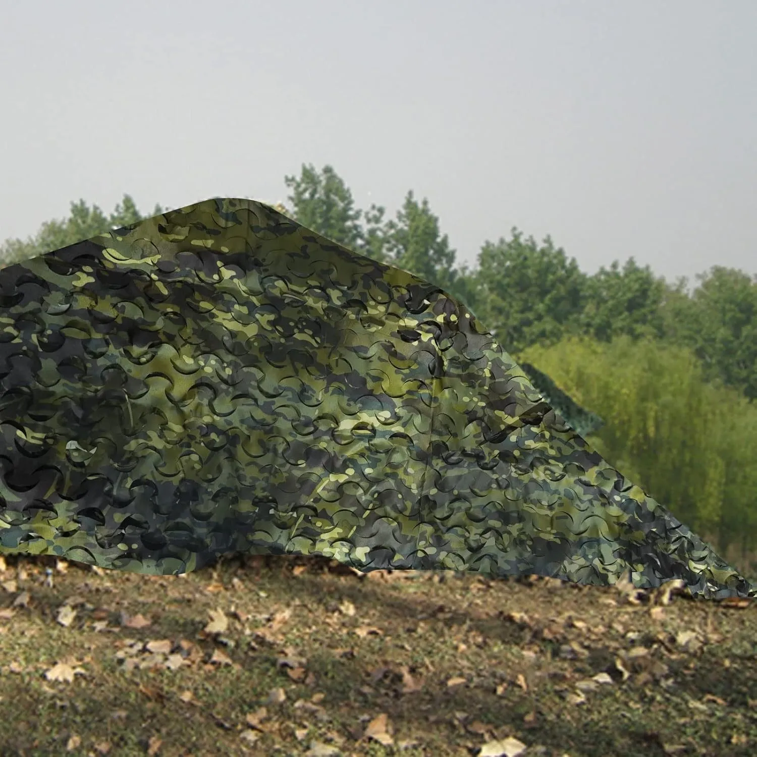 LOOGU Camo Netting, Camouflage Net Blinds Great for Sunshade Camping Shooting Hunting