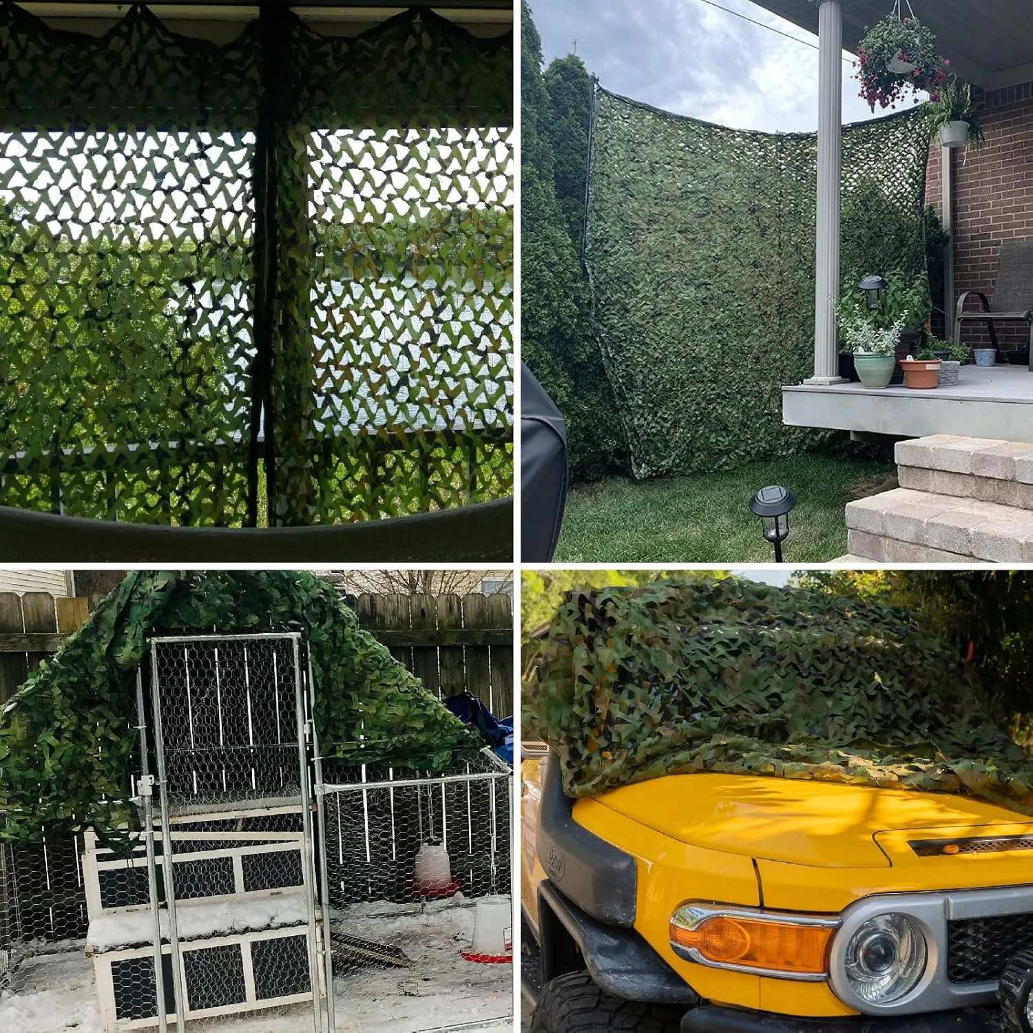 LOOGU Camo Netting, Camouflage Net Blinds Great for Sunshade Camping Shooting Hunting