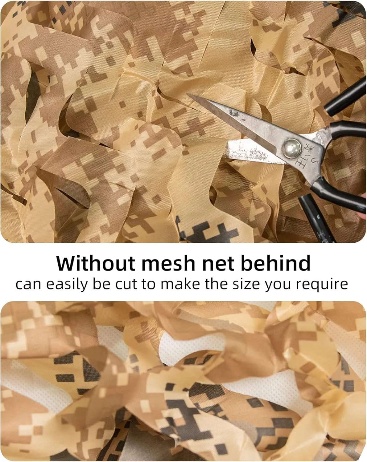 LOOGU Camo Netting, Camouflage Net Blinds Great for Sunshade Camping Shooting Hunting