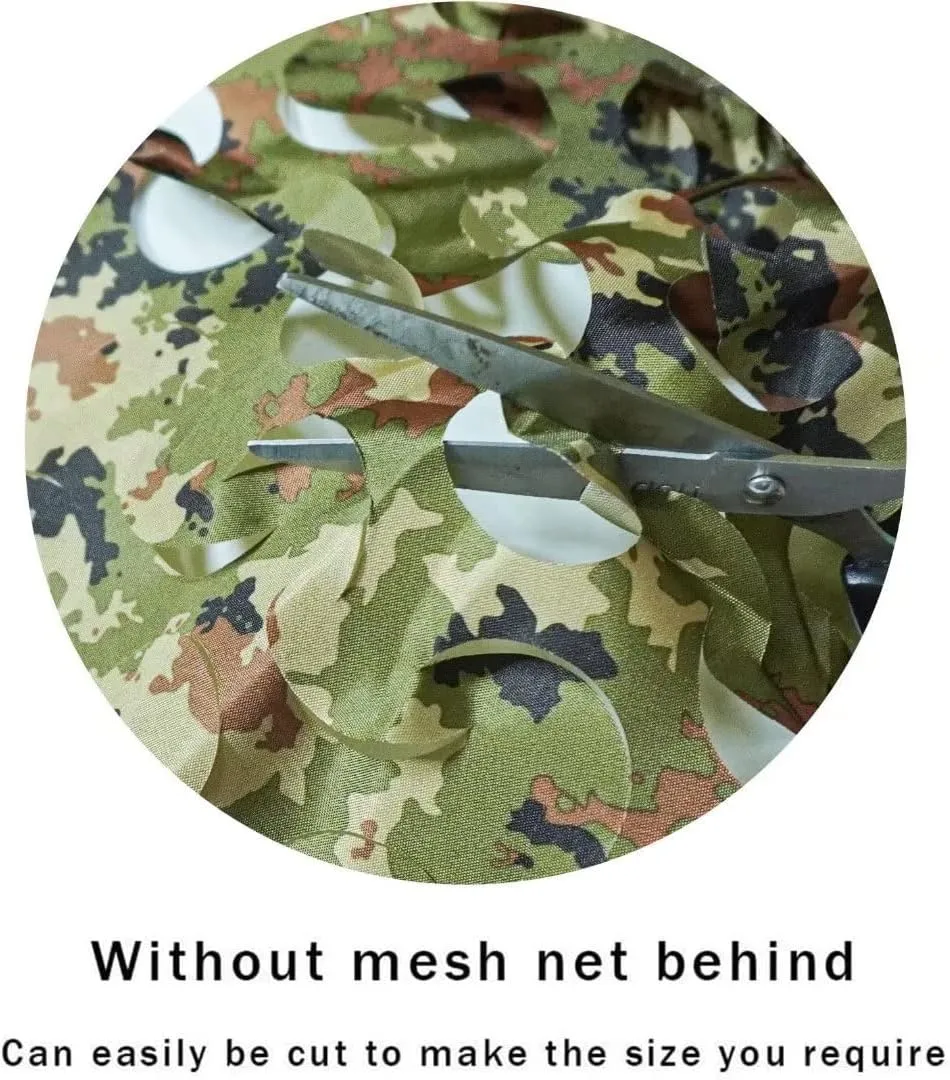 LOOGU Camo Netting, Camouflage Net Blinds Great for Sunshade Camping Shooting Hunting