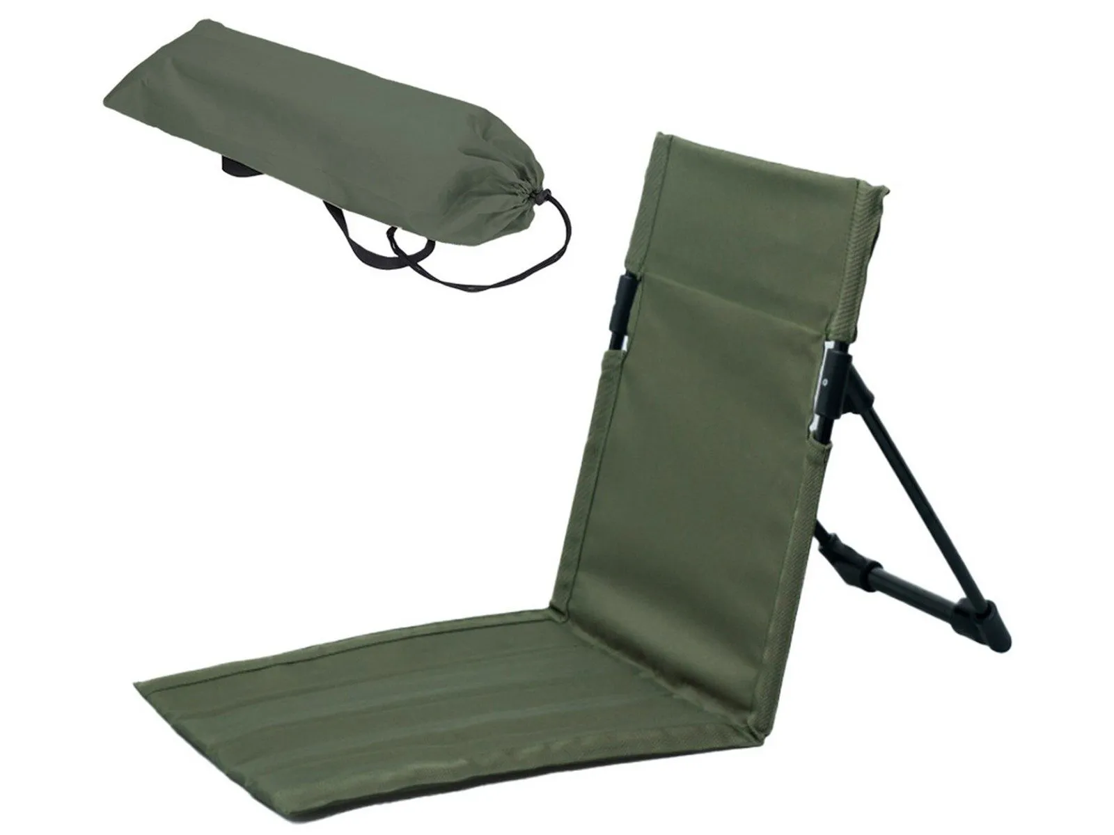 Lounge Green with Chair Beach Mat Army Portable 1Pc Beach Folding Global reach Backrest 7月24日 support