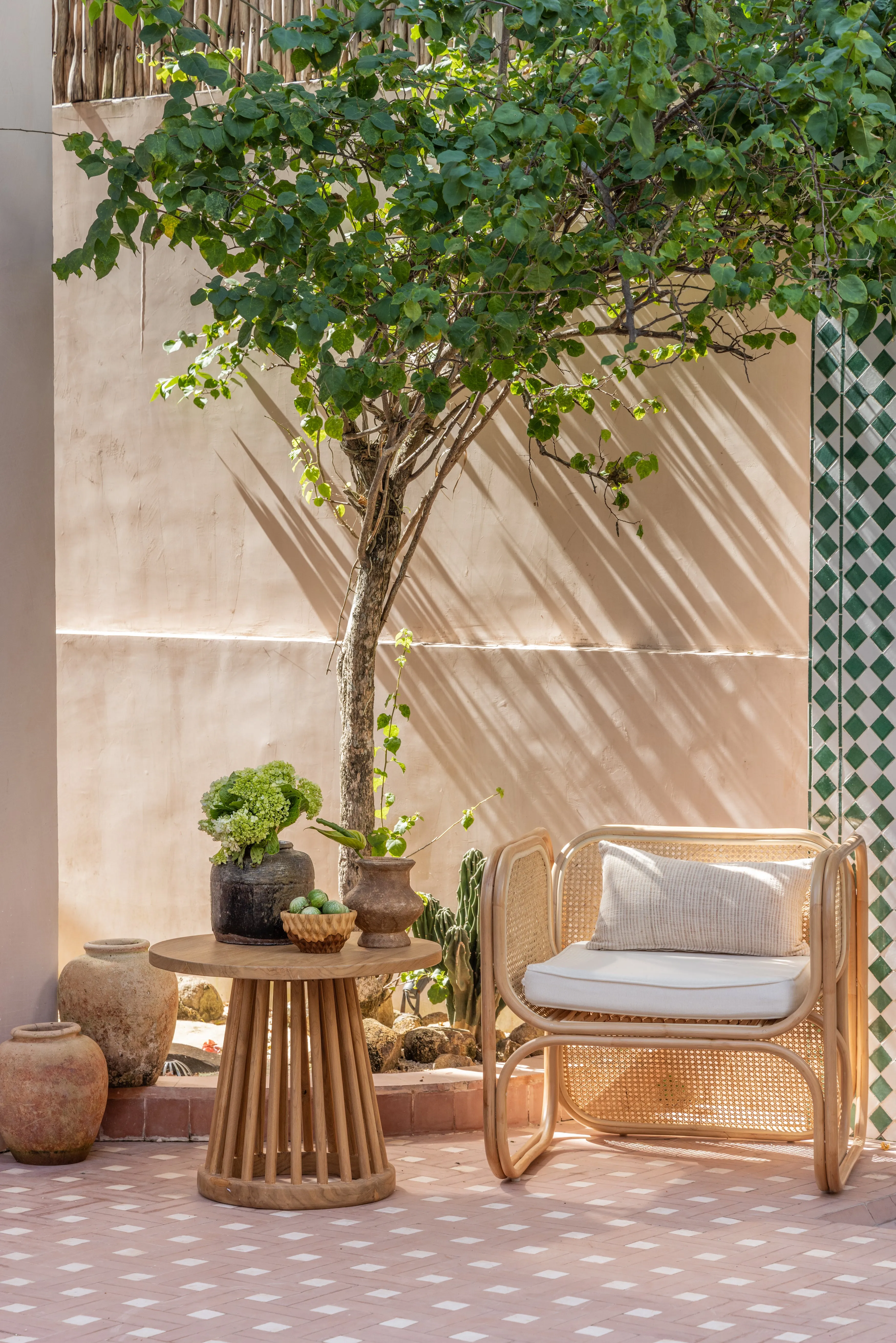 Maria Rattan Accent Chair