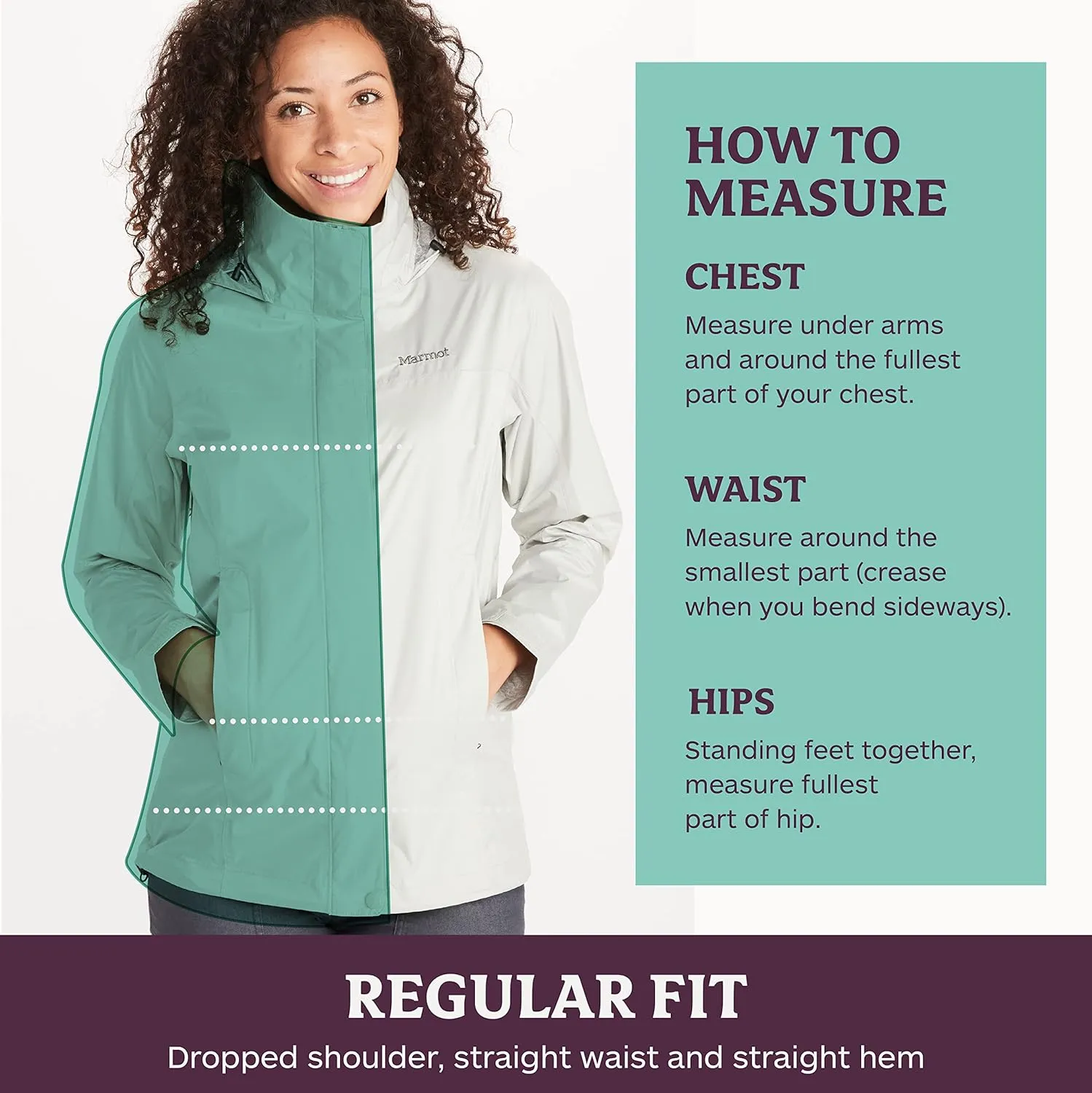 MARMOT Women’s PreCip Rain Jacket | Lightweight, Waterproof