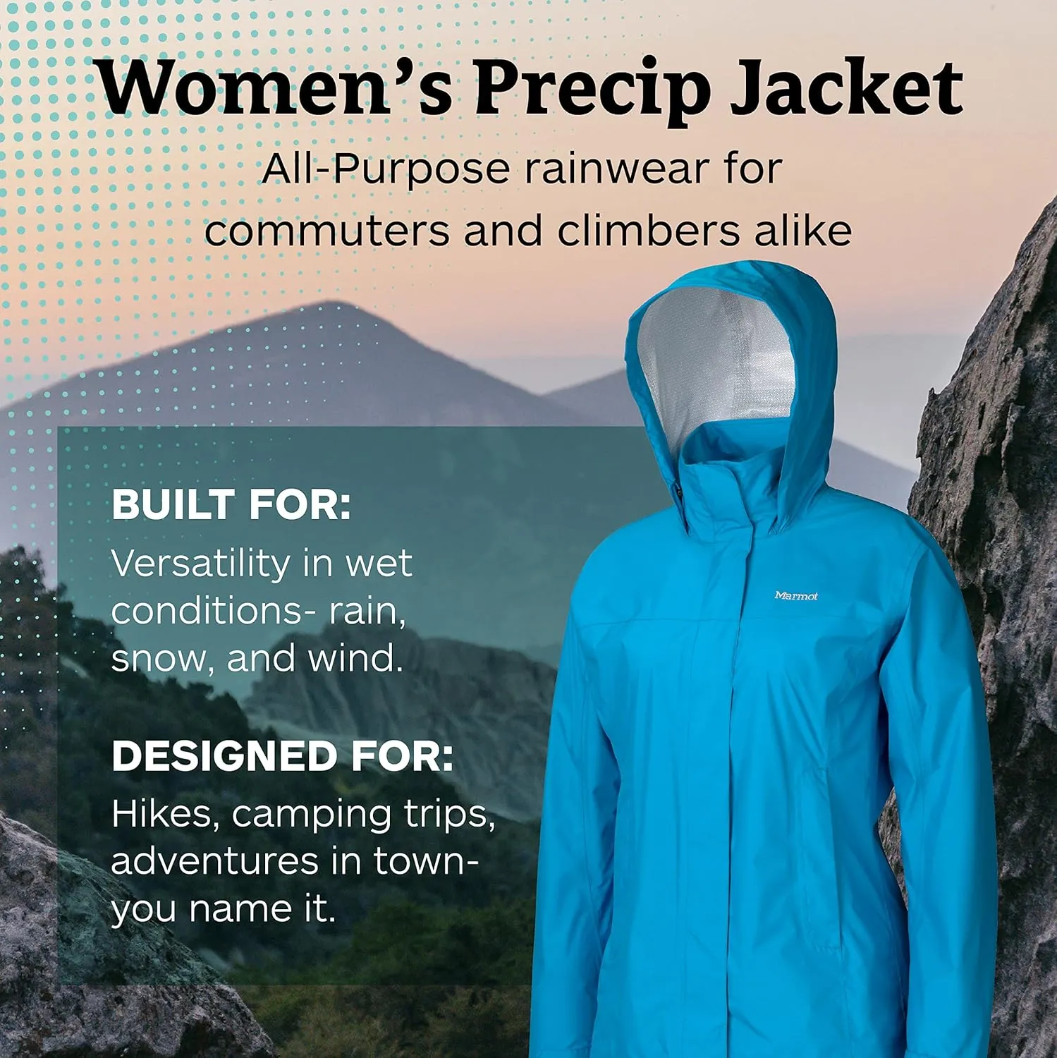 Marmot Women's Precip Waterproof Rain Jacket