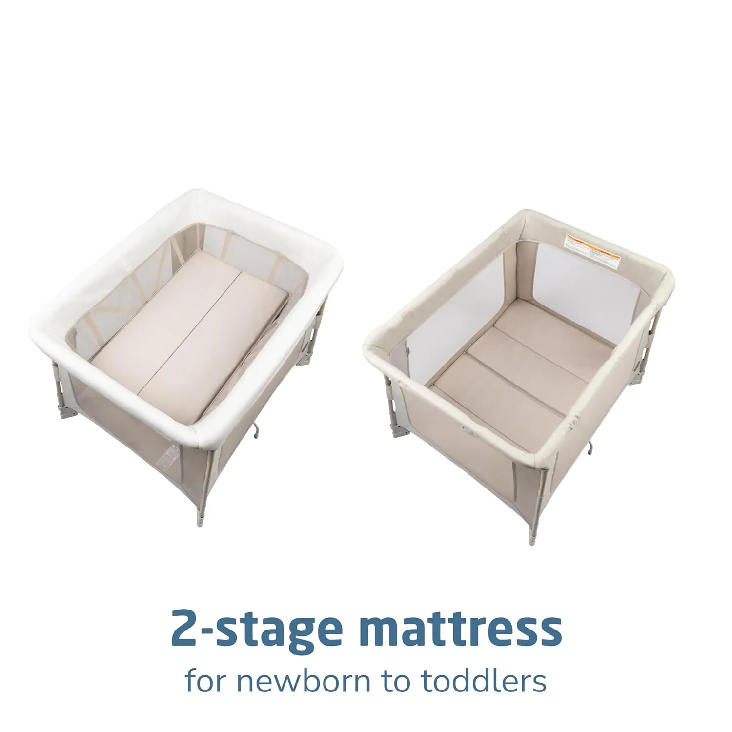Maxi-Cosi Swift Baby Play Yard with Mat & Moa 8-in-1 Highchair: Playground Indoor Playset for Babies & Toddlers with Bassinet Bedside Sleeper