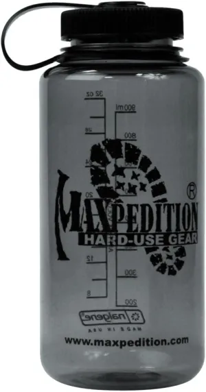 Maxpedition 32 oz. Wide-Mouth Nalgene Bottle, Dark Gray NALG32DG