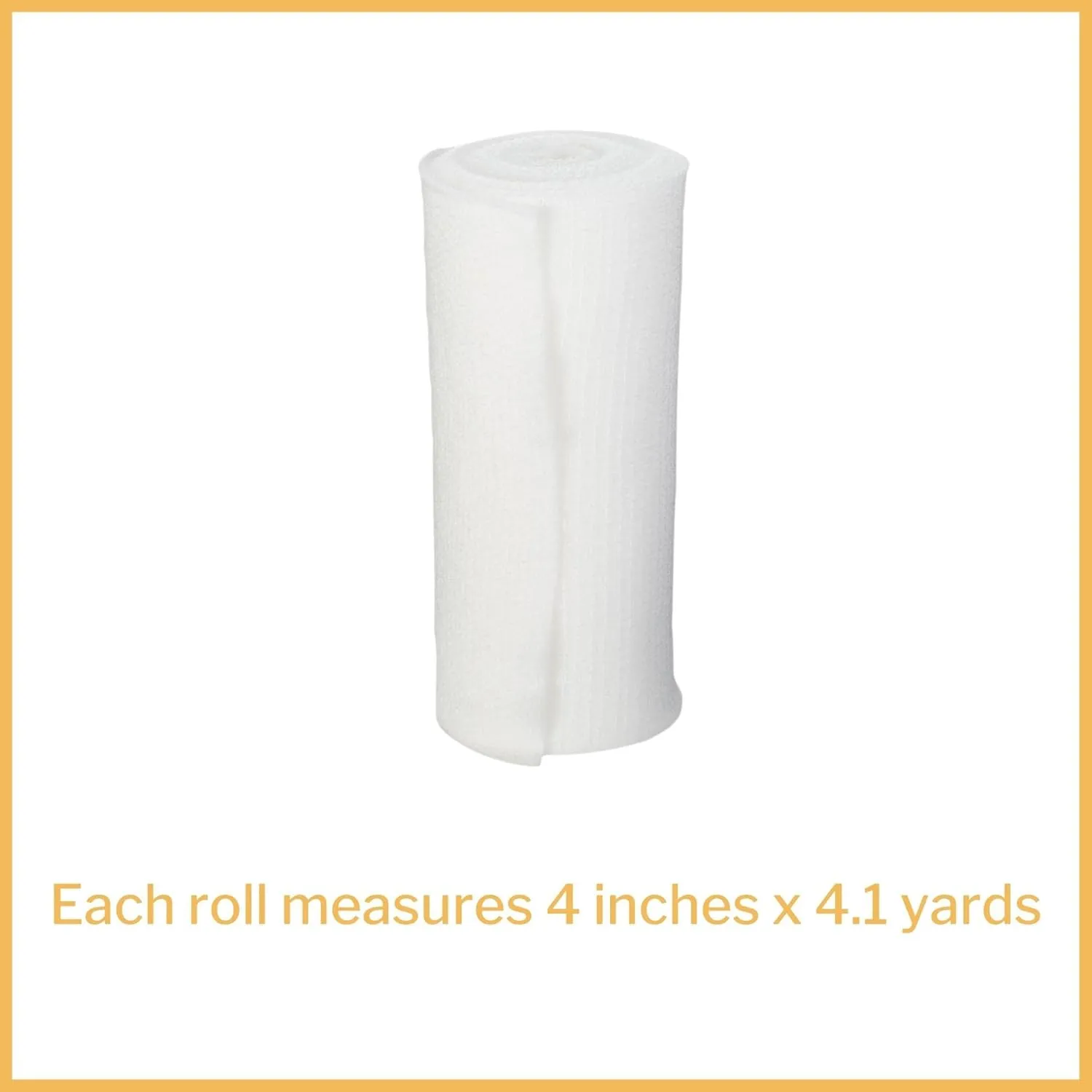 McKesson Conforming Stretch Gauze Bandages, Non-Sterile, 4 in x 4 1/10 yds, 96 Count