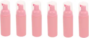 MERRYHAPY 10Pcs Refillable Foaming Soap Dispensers Durable Travel Bottles with Pump Cover Leak Design for Hand Soap and Shower Gel for Home Travel