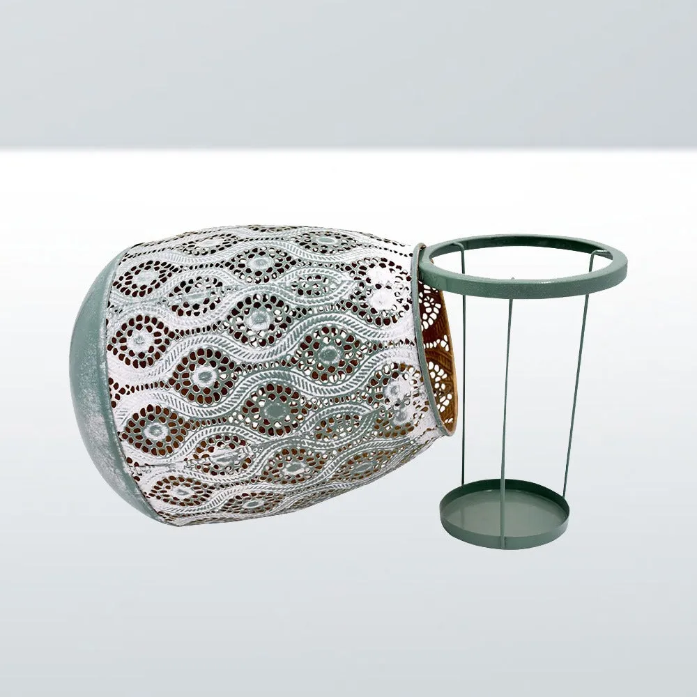 Metallic Vase Candle Holder